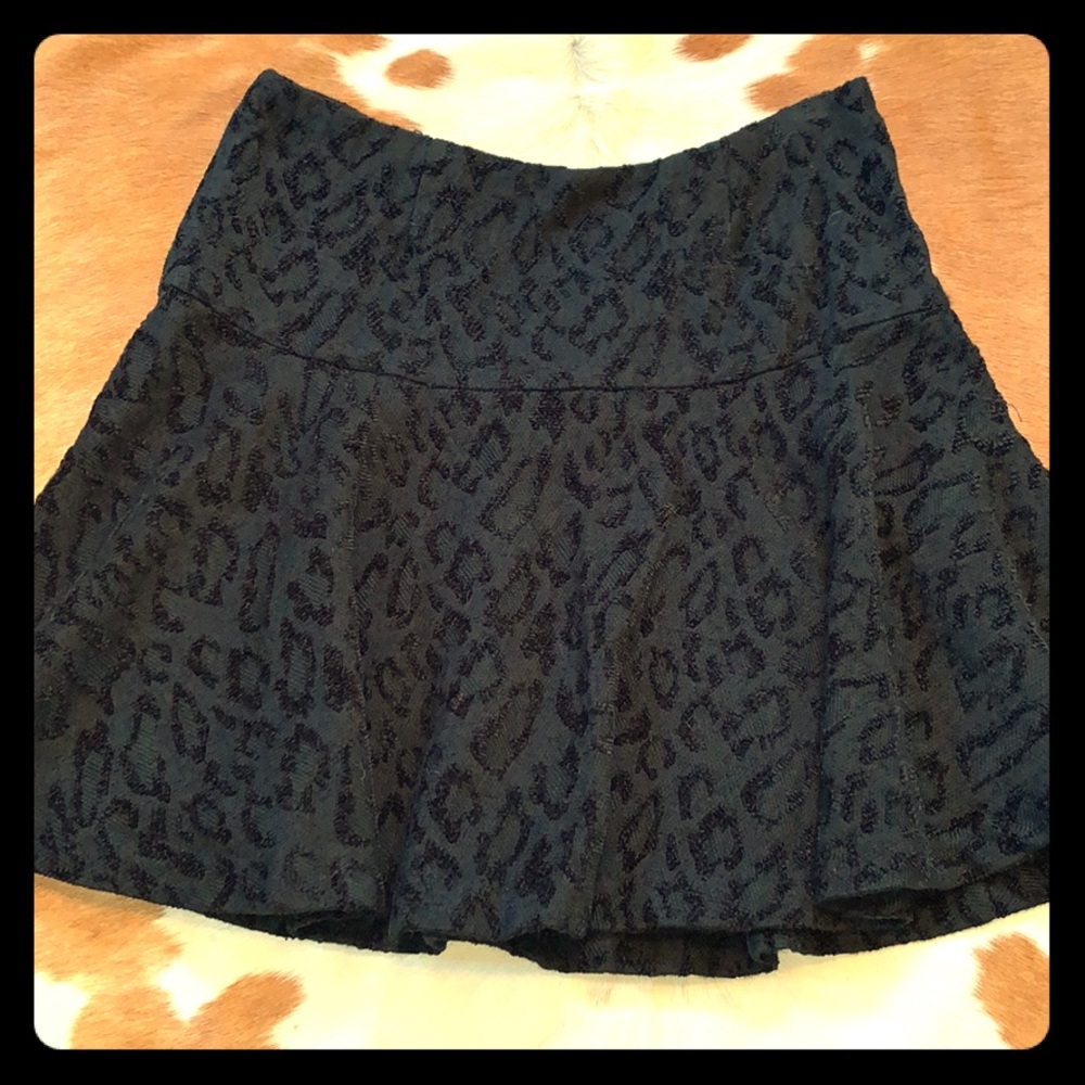 Free People Leopard Skirt